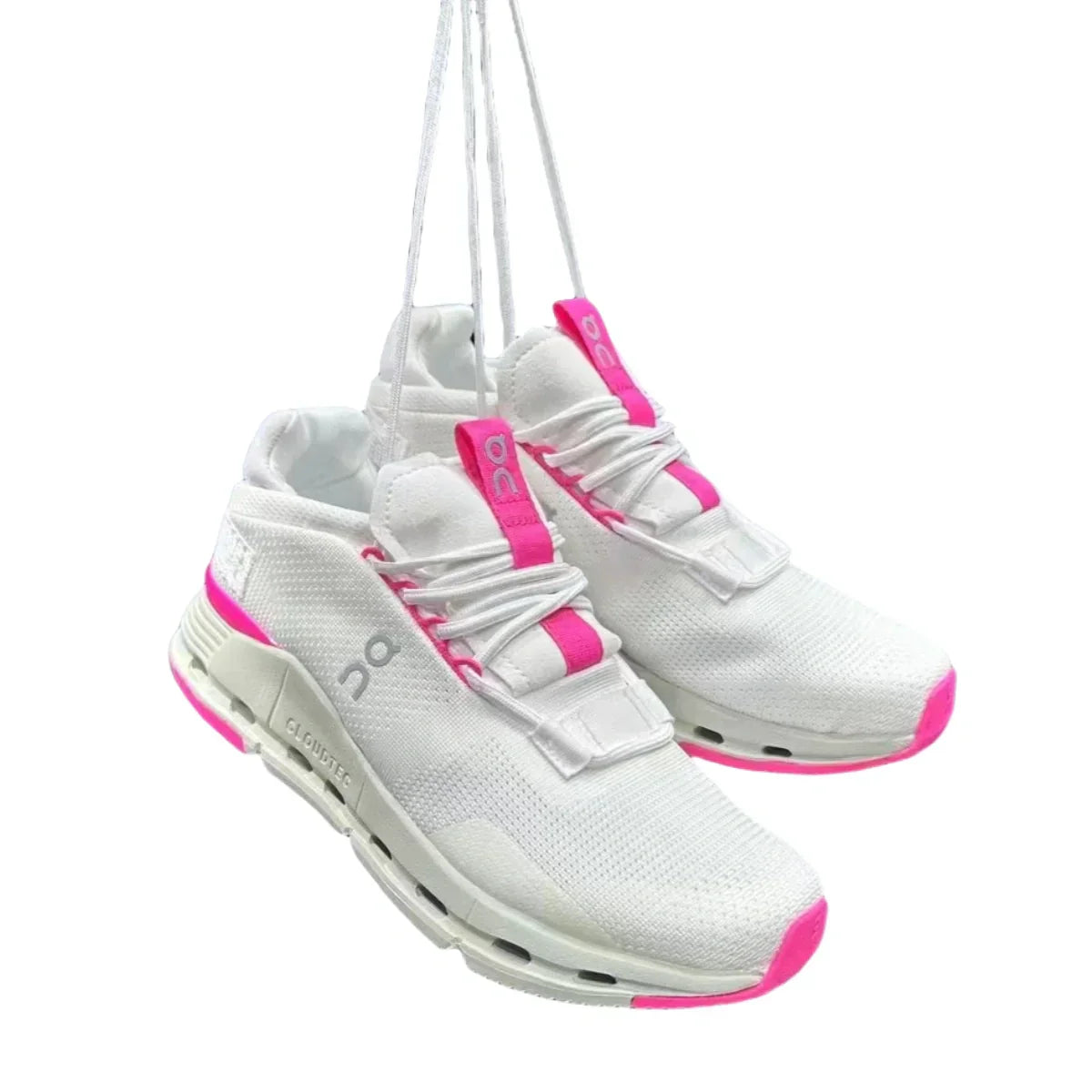 On Cloudnova Women's  White/Pink