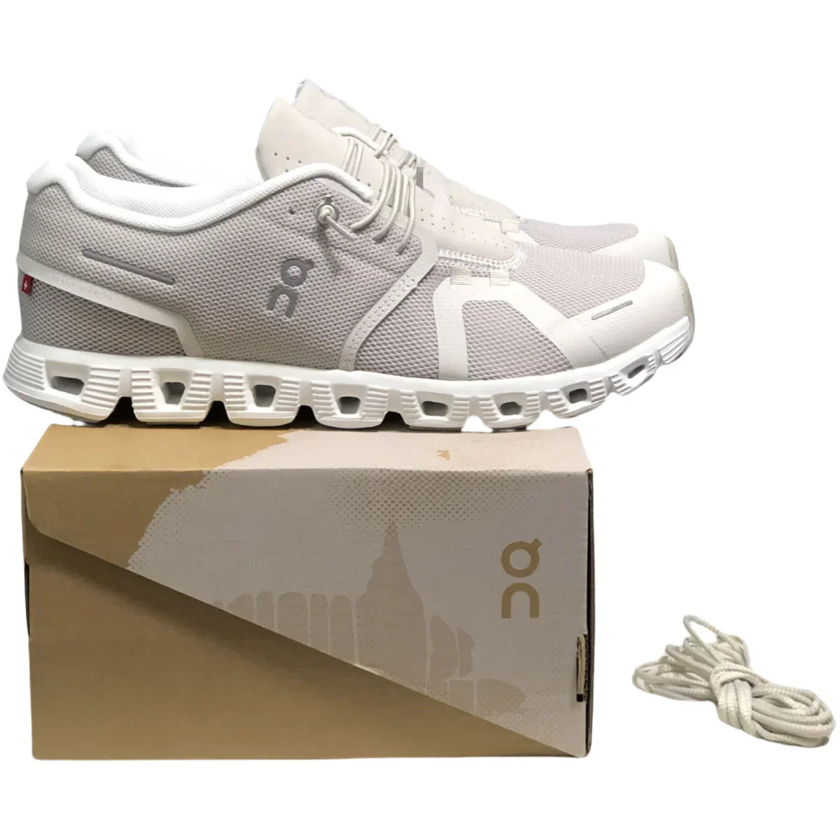 On Cloud 5  Women's Pearl White