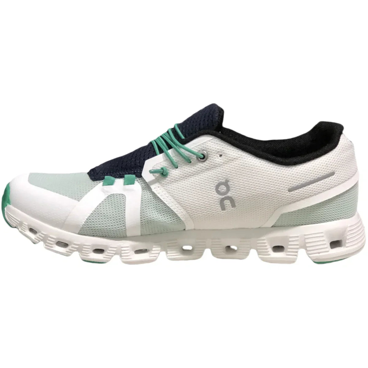 On Cloud 5  Men's White Stream Green