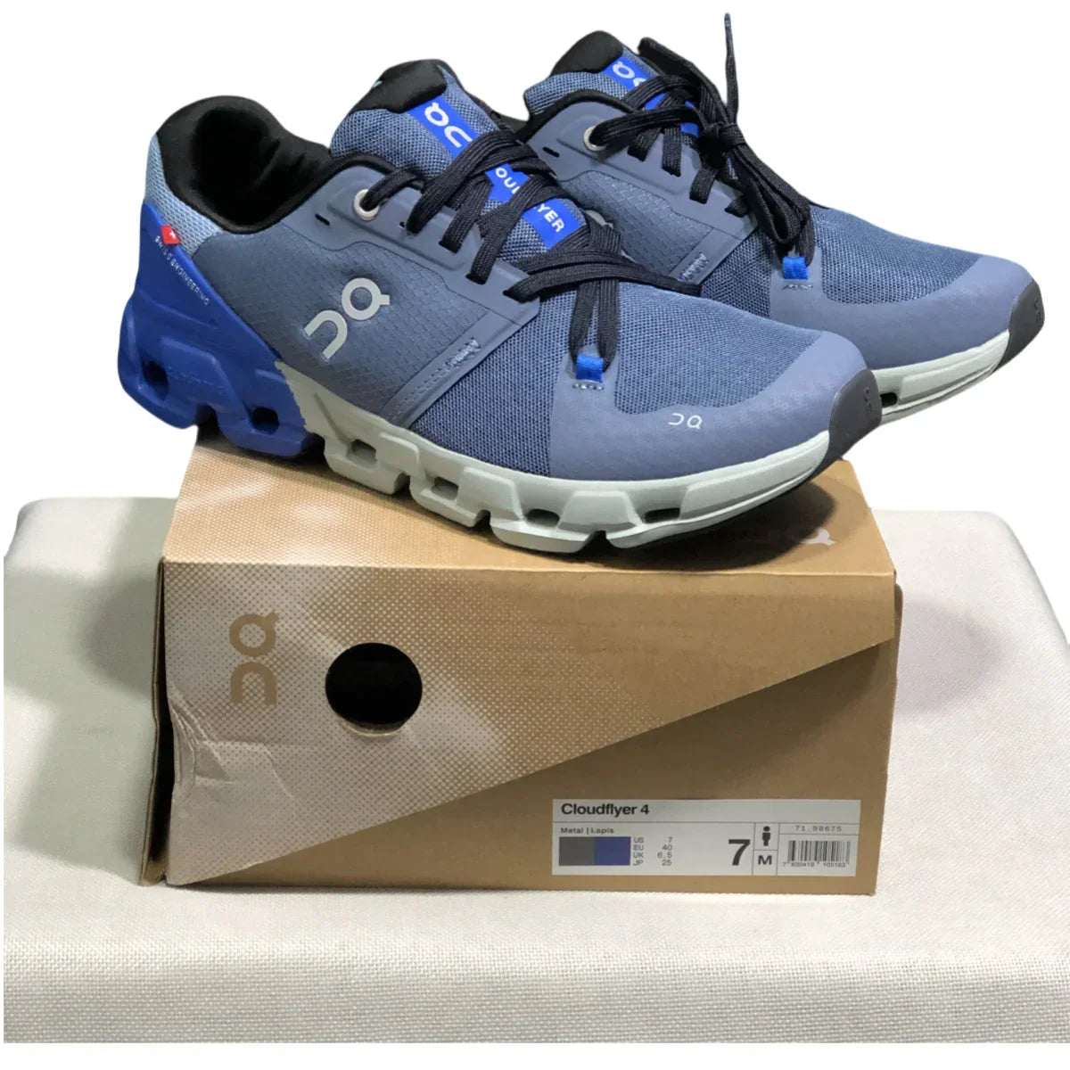 On Cloudflyer 4 Men's Gray/Blue