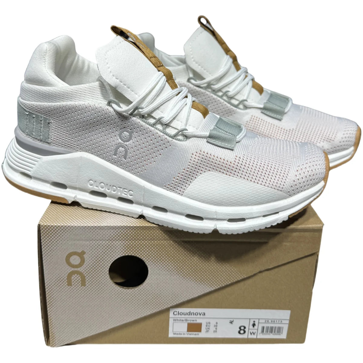 On Cloudnova  Men's White/Beige