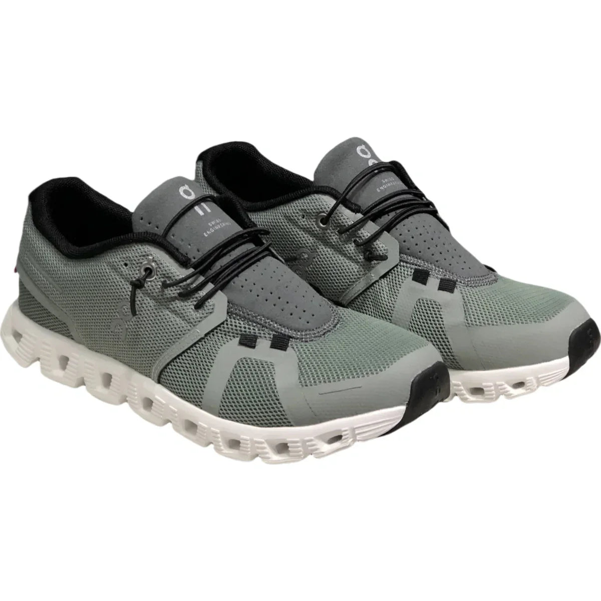 On Cloud 5  Men's Pale Greenish/White