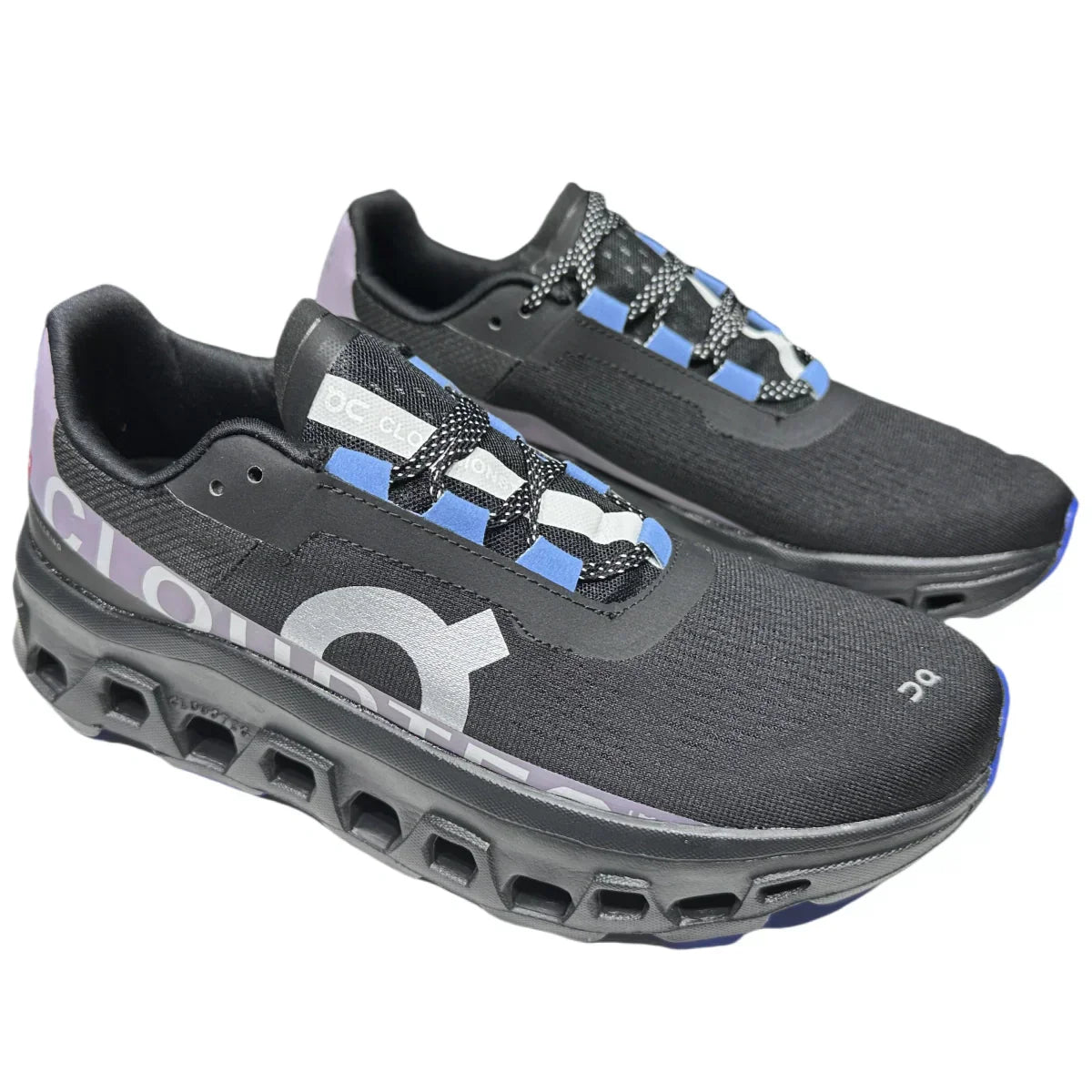 On Cloudmonster Men's Black/Blue