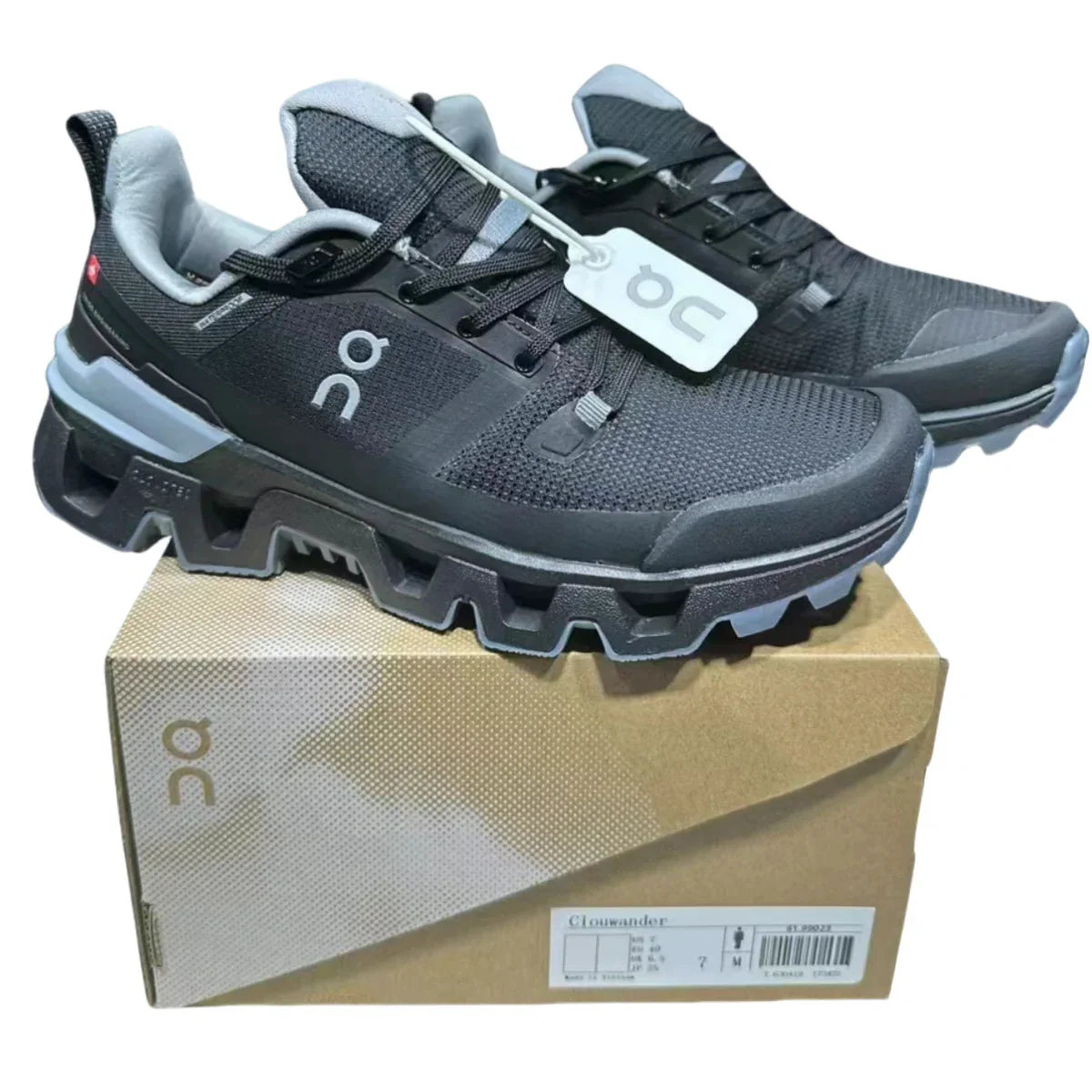 On Cloudwander Waterproof Women's Black/Gray