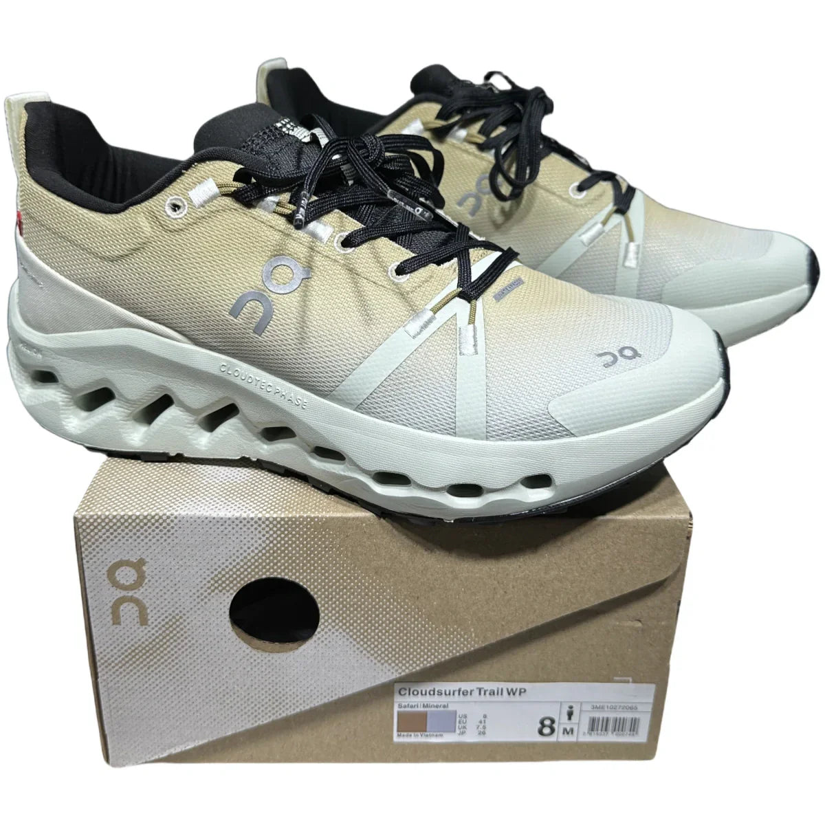 On Cloudsurfer Trail  Men's Yellow/White