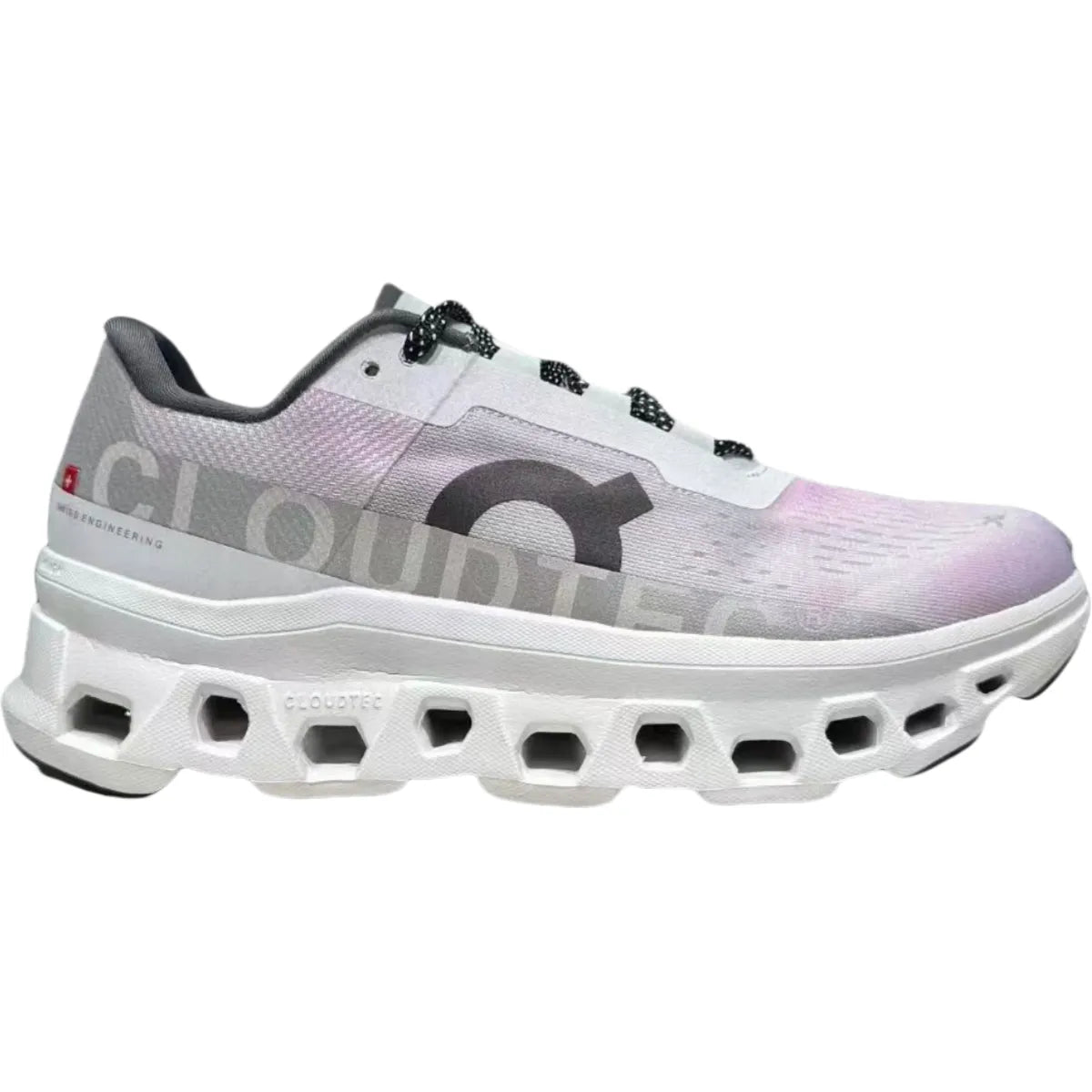 On Cloudmonster Men's White/Purple