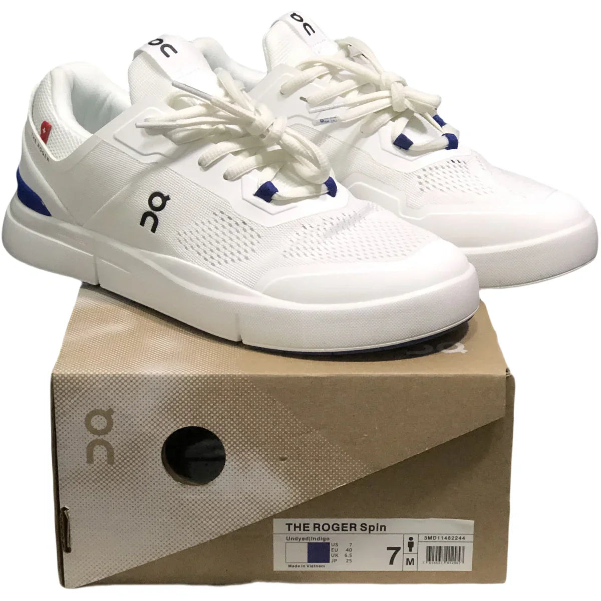 On The Roger Spin Men's White/Blue