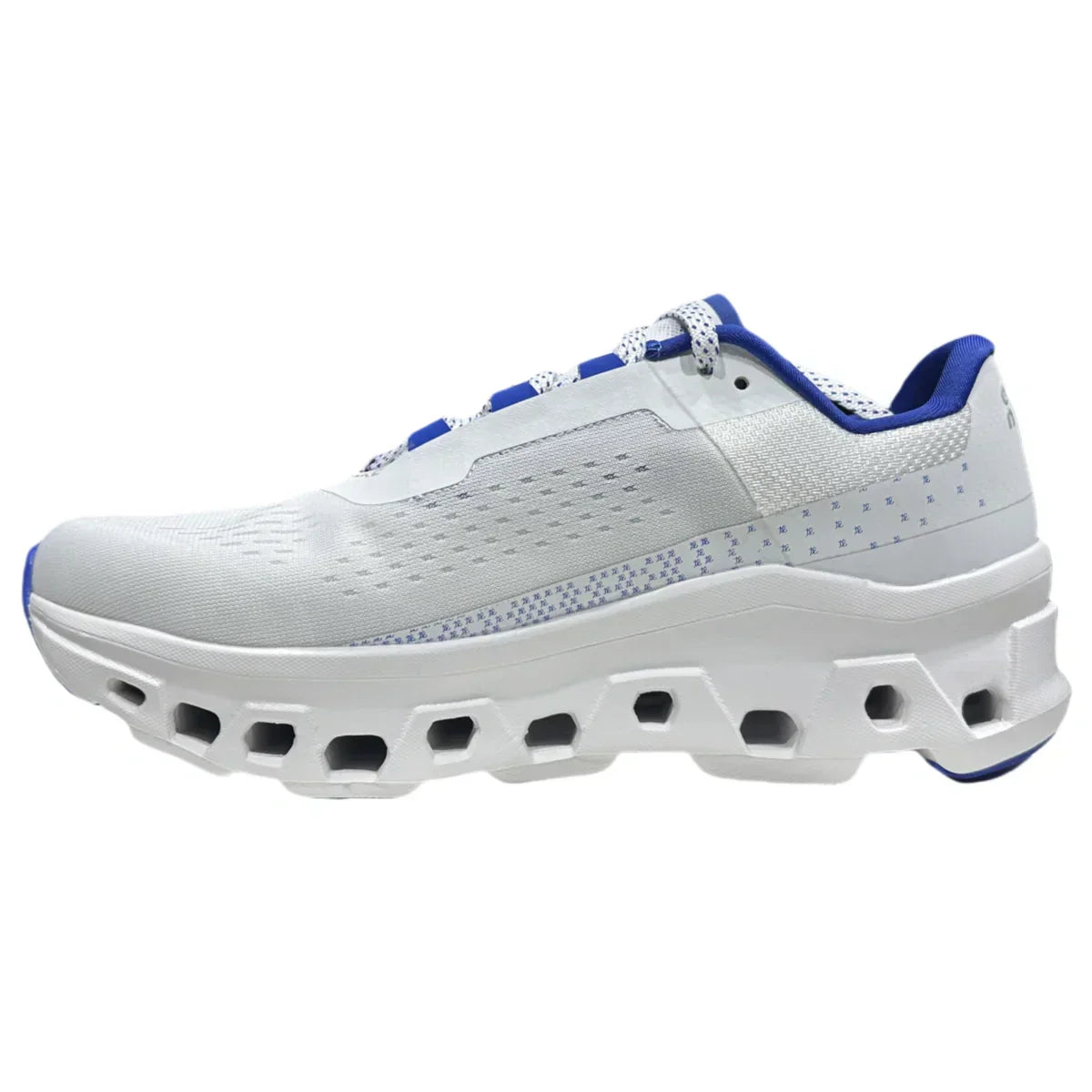 On Cloudmonster Men's White/Blue