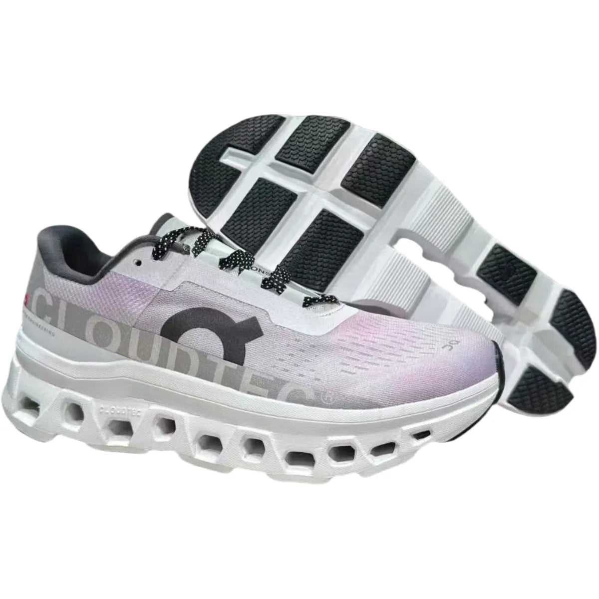 On Cloudmonster Men's White/Purple