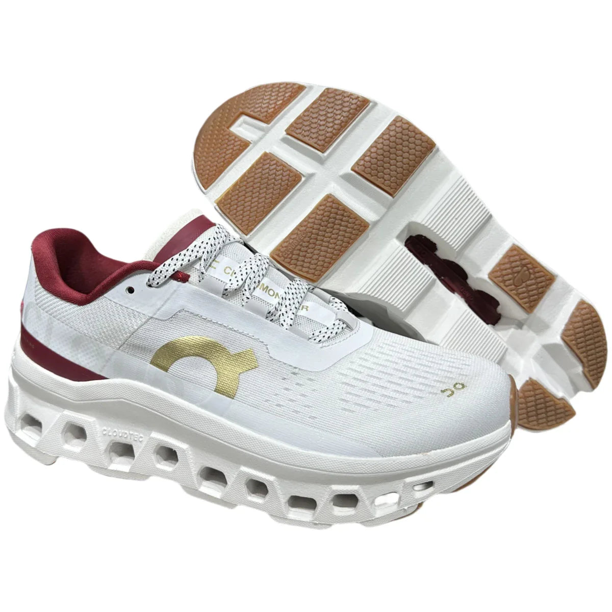 On Cloudmonster Men's  Pearl/Ivory