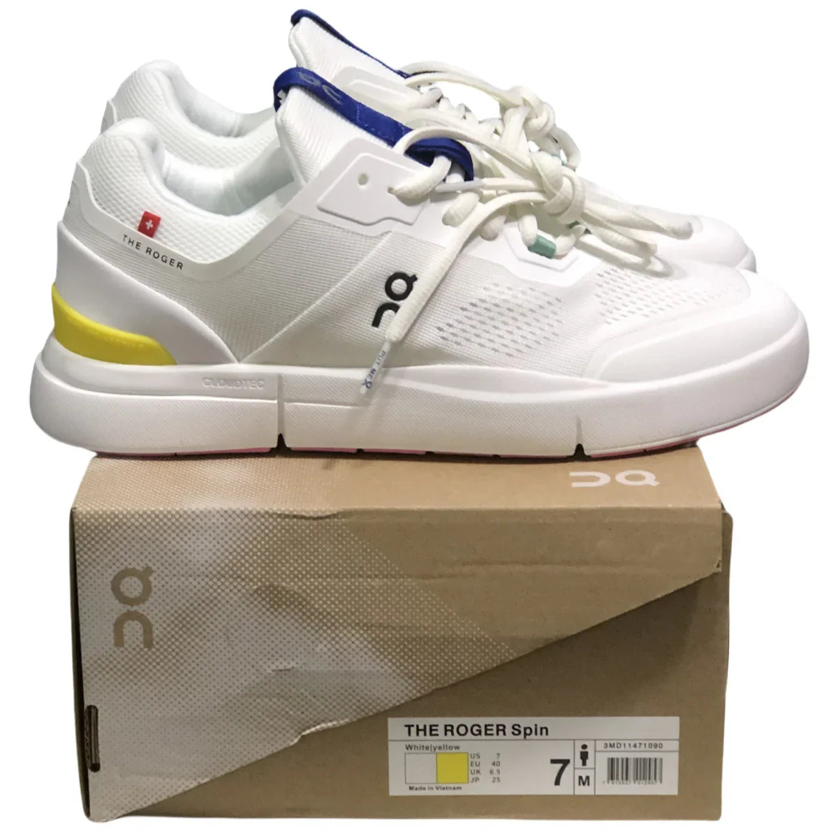 On The Roger Spin Women's White/Yellow