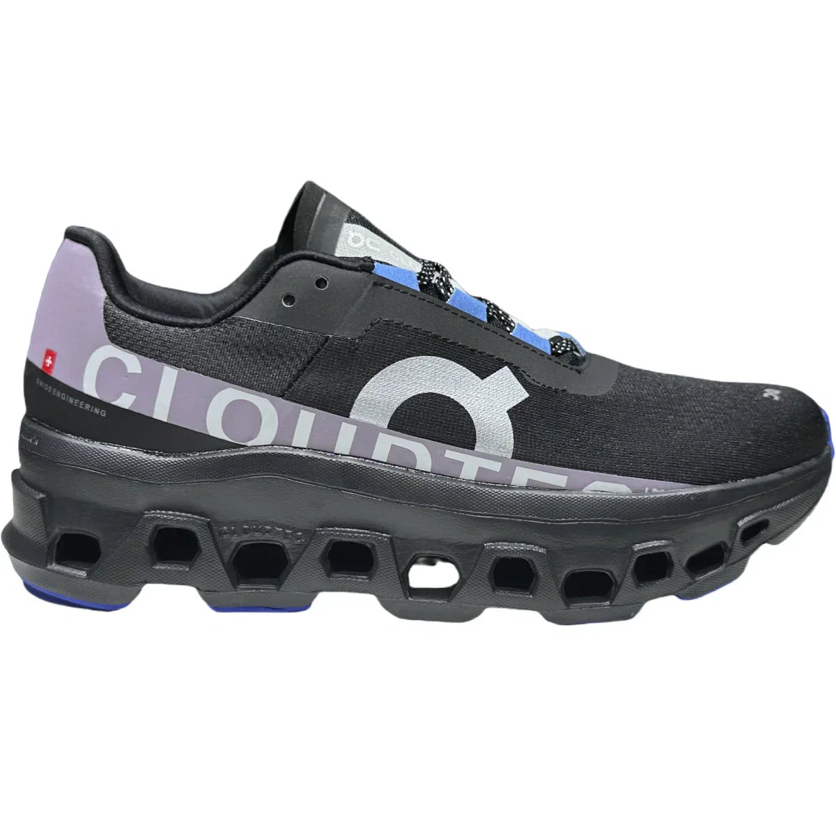 On Cloudmonster Men's Black/Blue