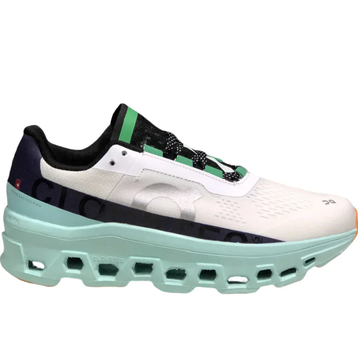 On Cloudmonster Men's White/Green