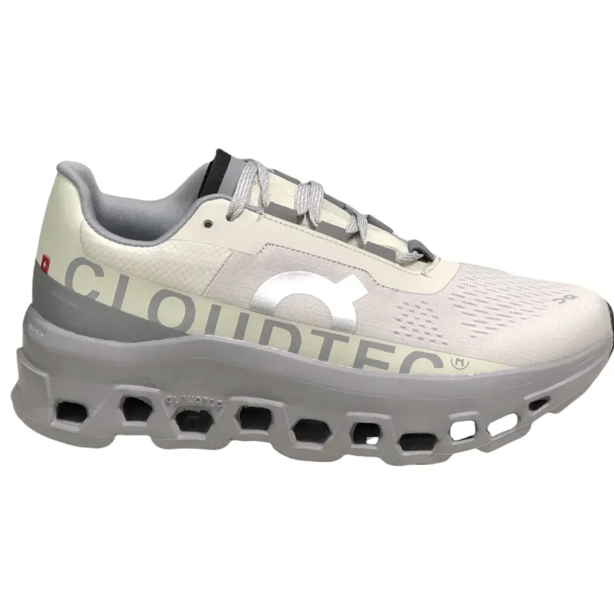 On Cloudmonster Women's White/Grey