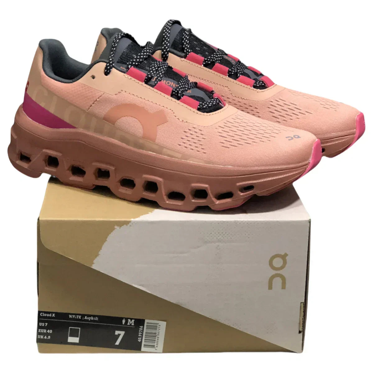 On Cloudmonster Women's Rose/Pink