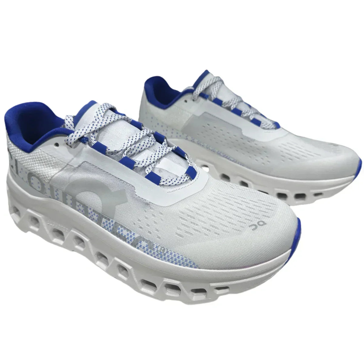 On Cloudmonster Men's White/Blue