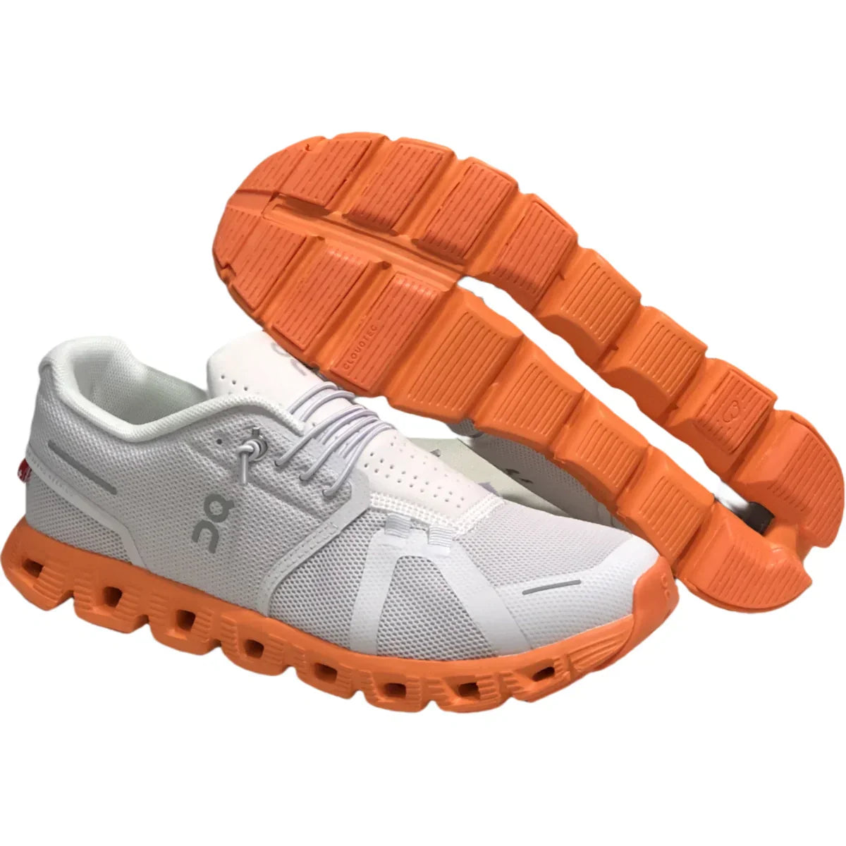 On Cloud 5  Women's White/Orange