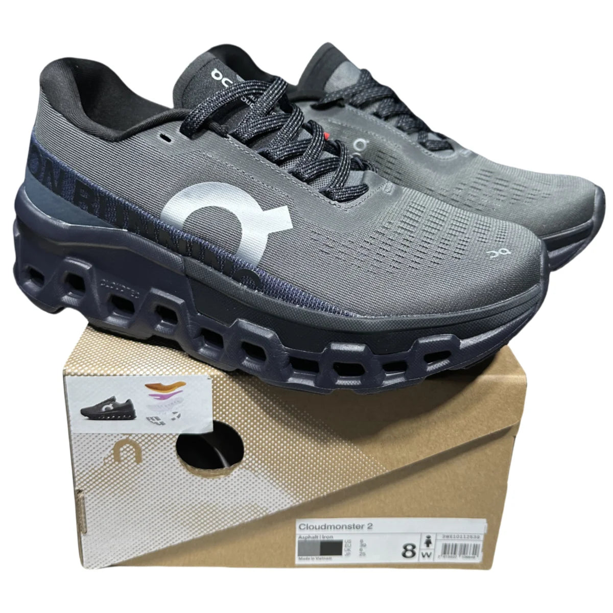 On Cloudmonster 2 Women's  Asphalt/lron