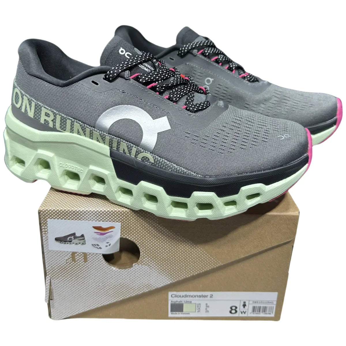 On Cloudmonster 2 Women's  Asphalt/Lima