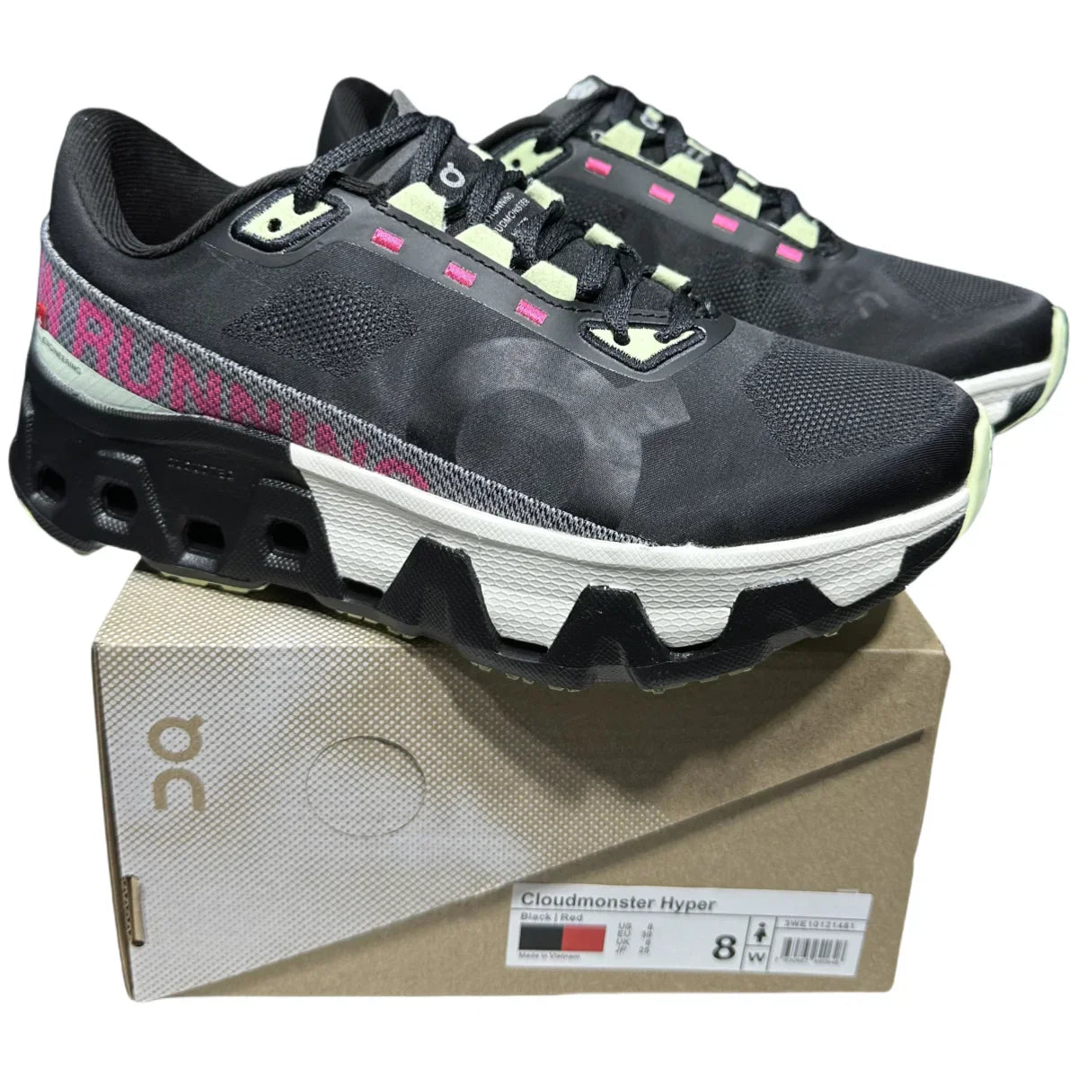 On Cloudmonster Hyper Women's Black/Lima