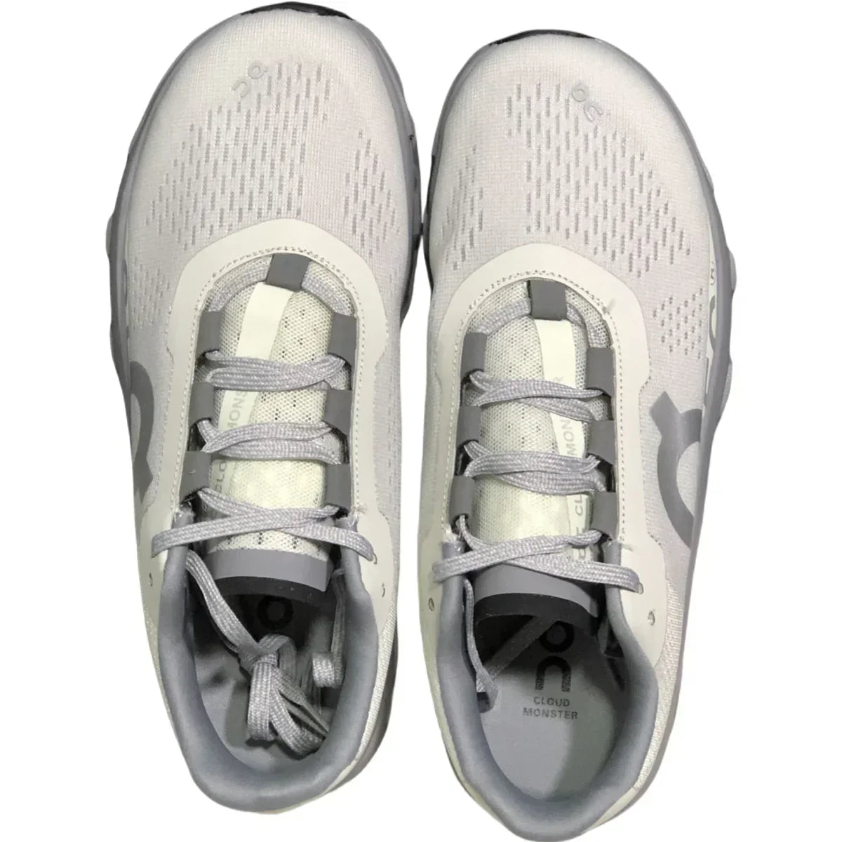 On Cloudmonster Women's White/Grey