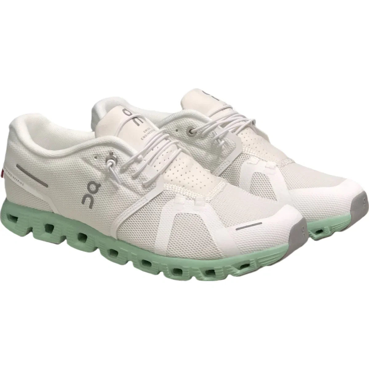 On Cloud 5  Women's Undyed White Stream Green