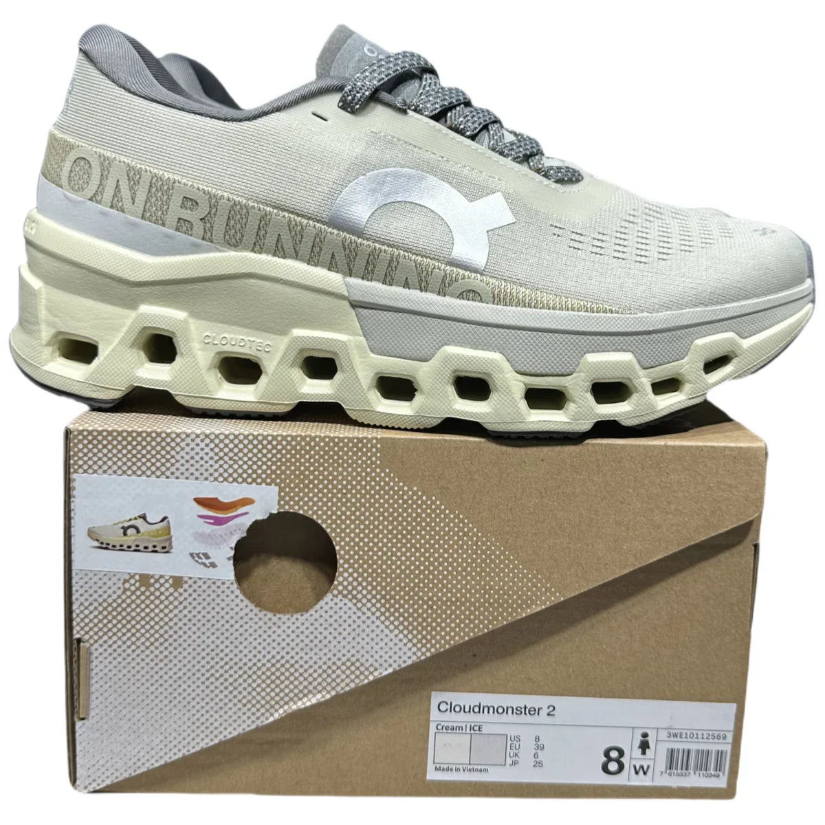 On Cloudmonster 2 Women's  Cream/Ice