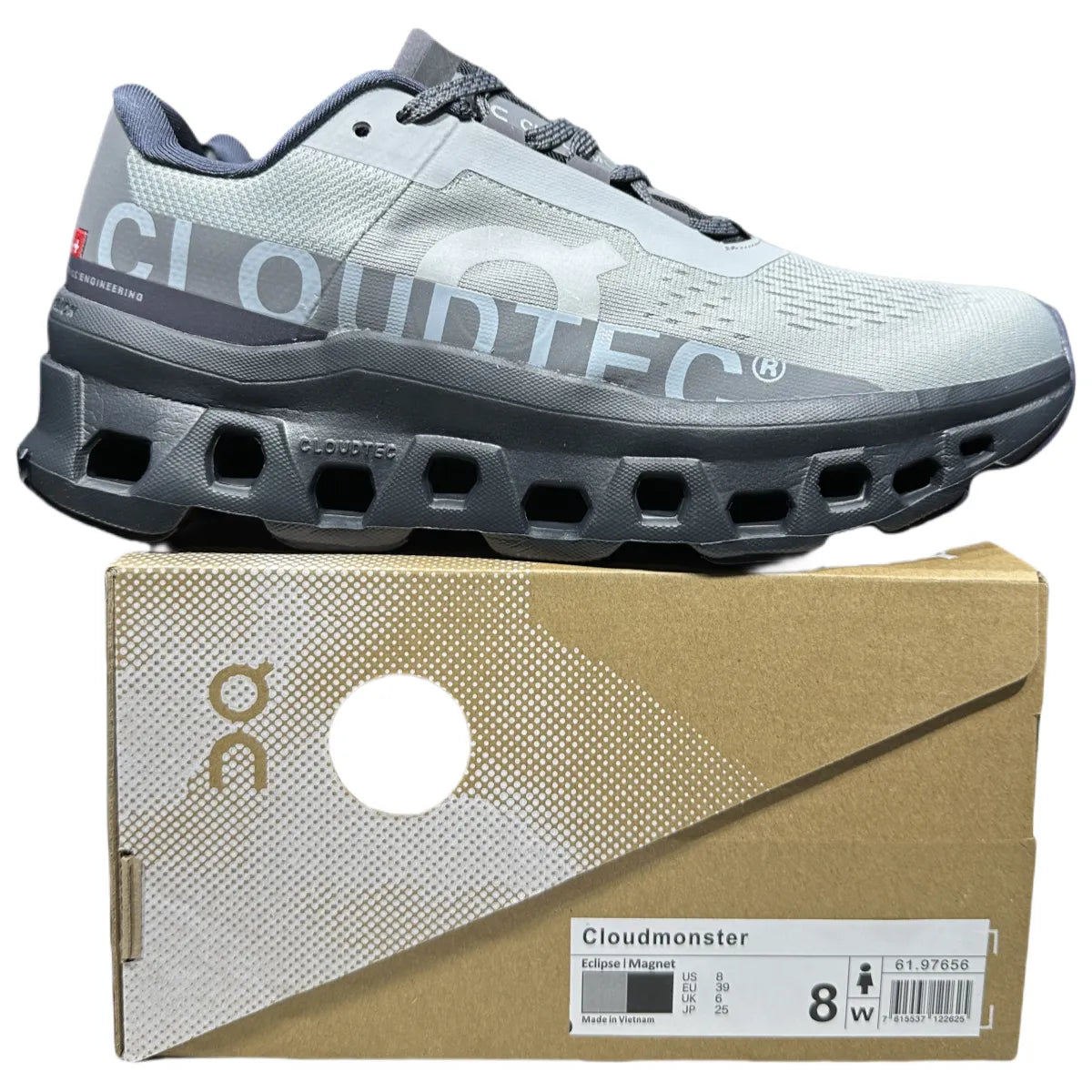 On Cloudmonster Men's Magnet/Grey