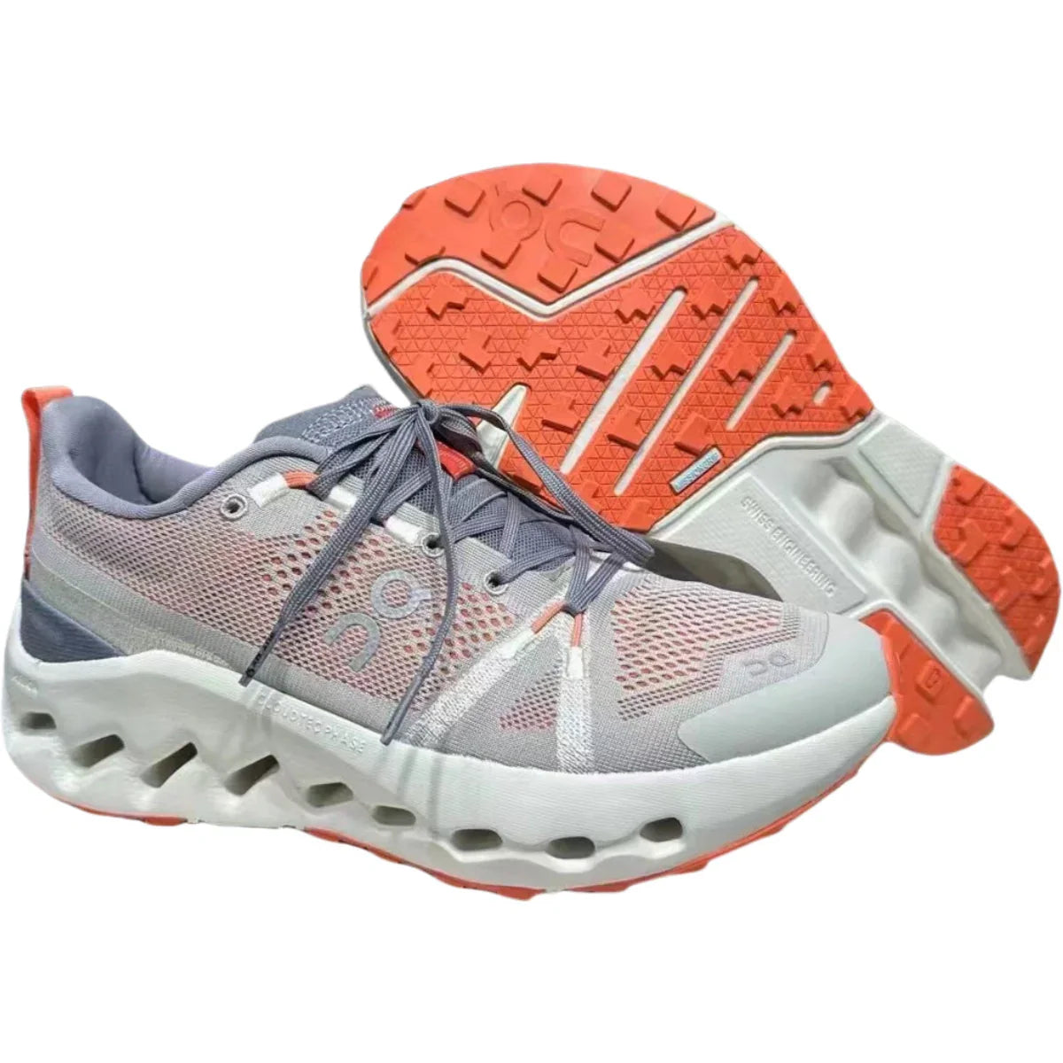 On Cloudsurfer Trail Waterproof Men's Gray/White