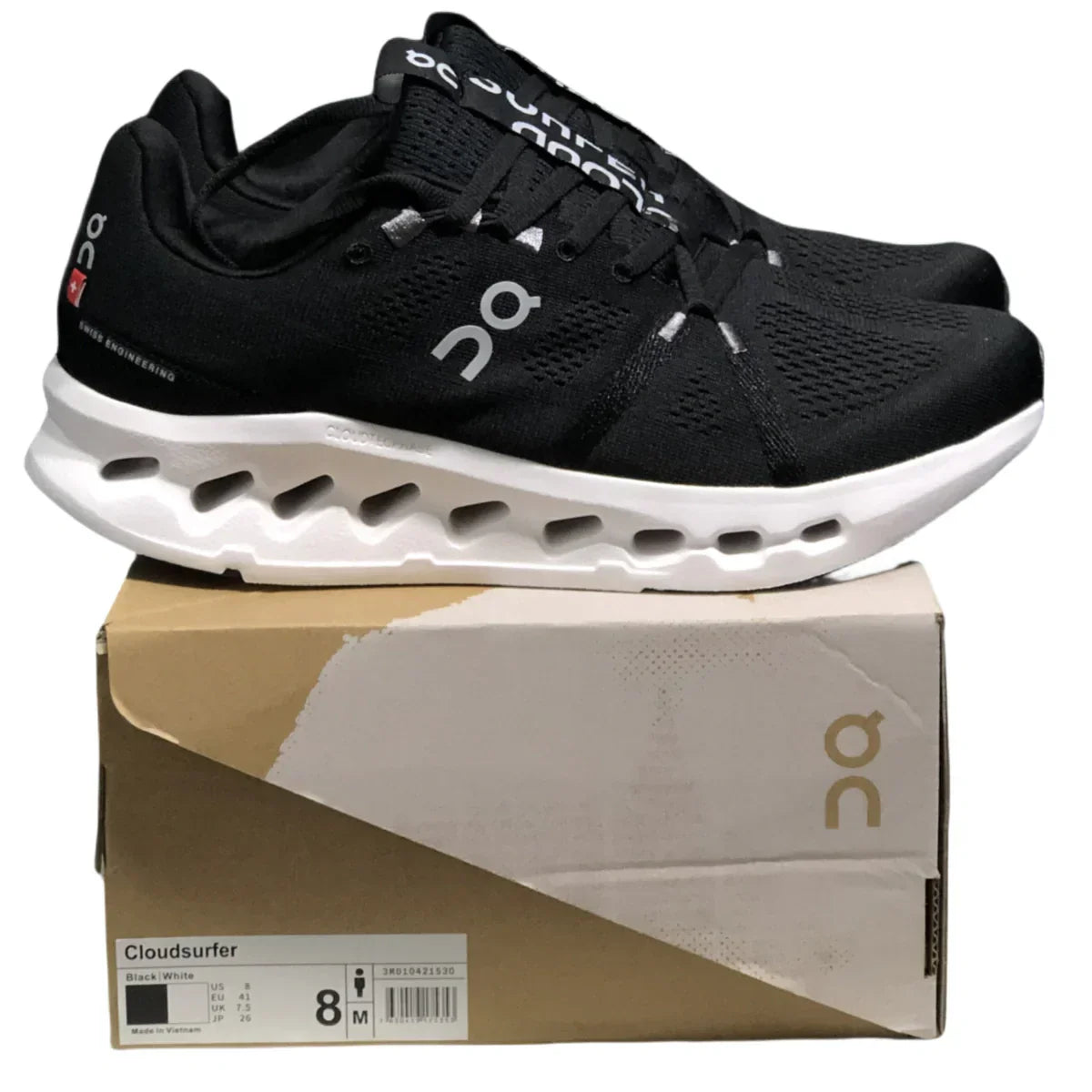 On Cloudsurfer Women's  Black/White