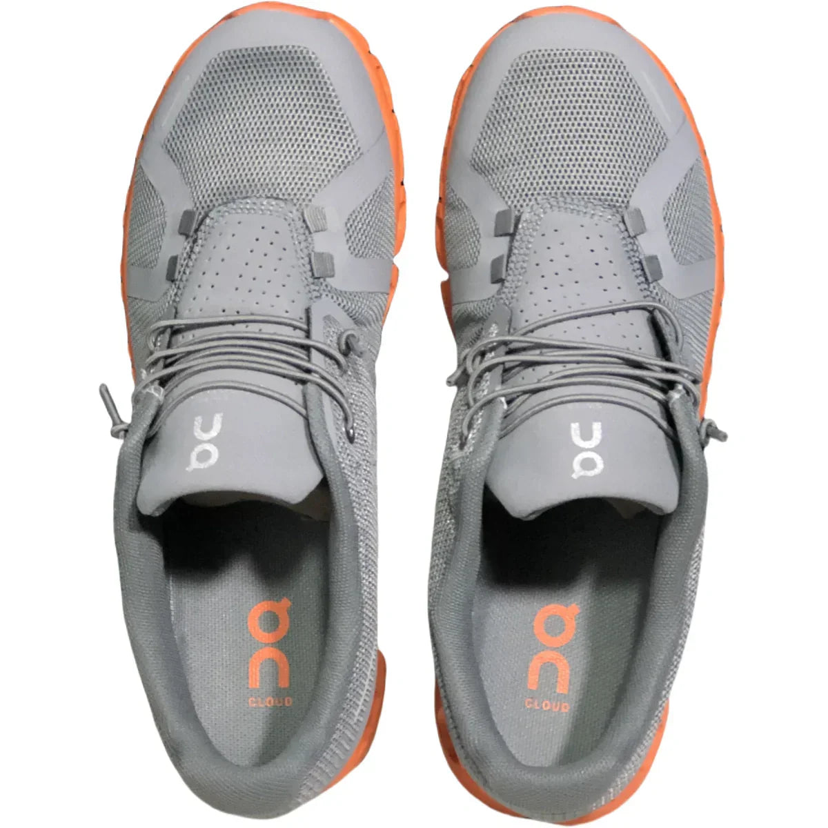 On Cloud 5  Men's Gray Orange/zinc gray burnt orange