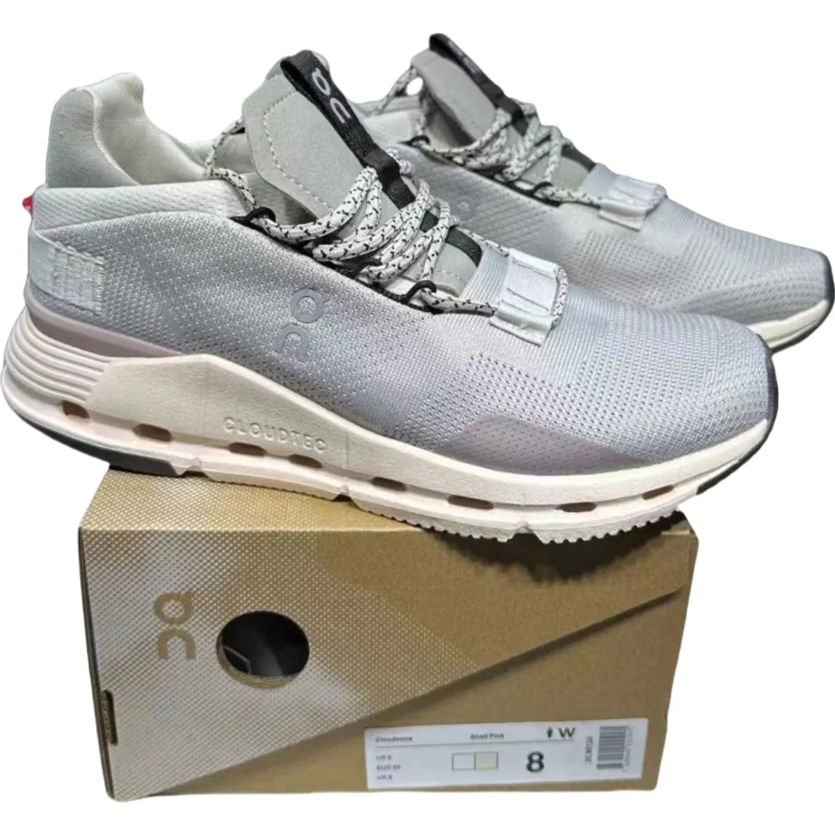 On Cloudnova  Women's White/Gray