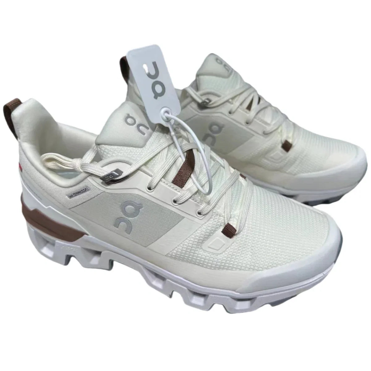 On Cloudwander Waterproof Women's White/Sand