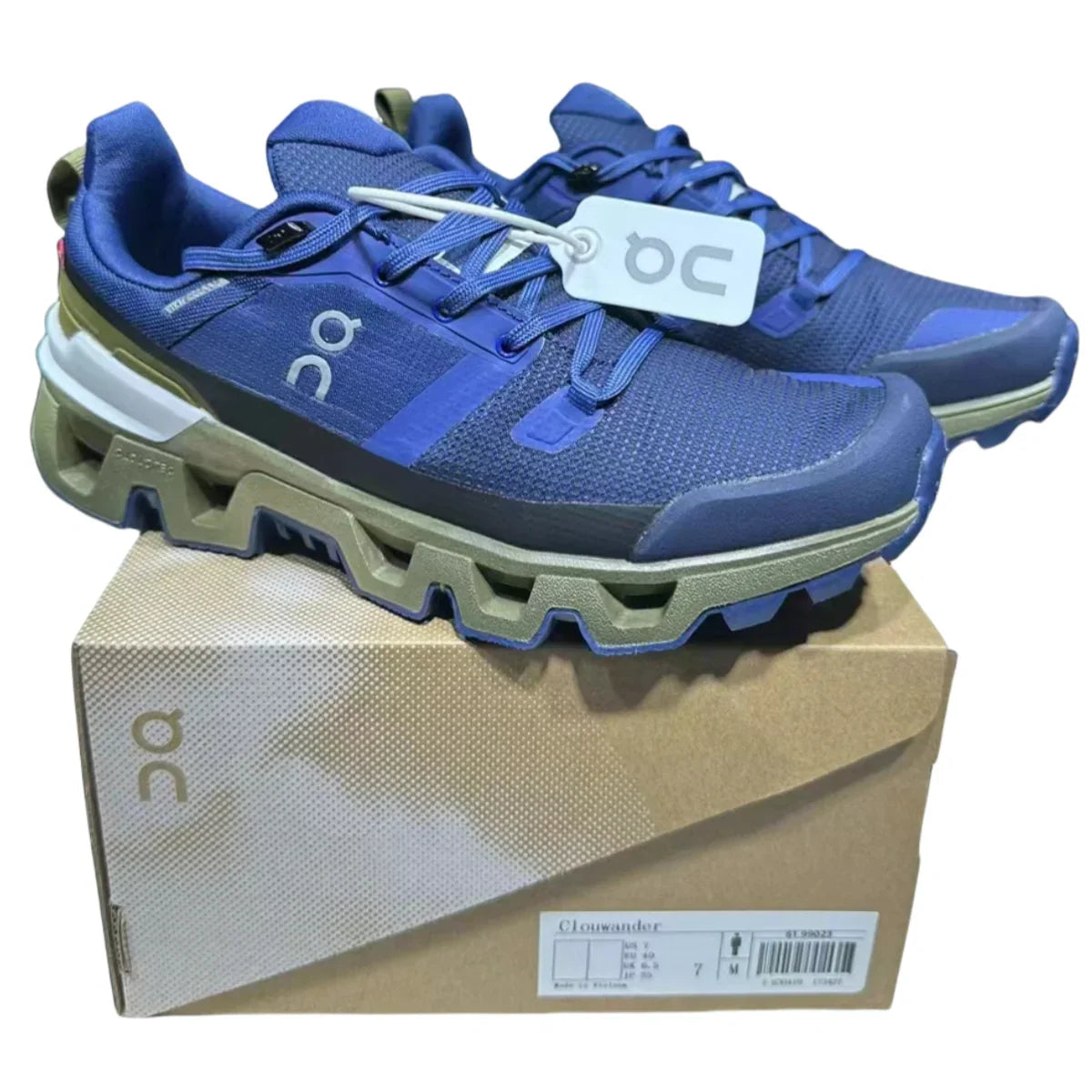 On Cloudwander Waterproof Men's Navy/White